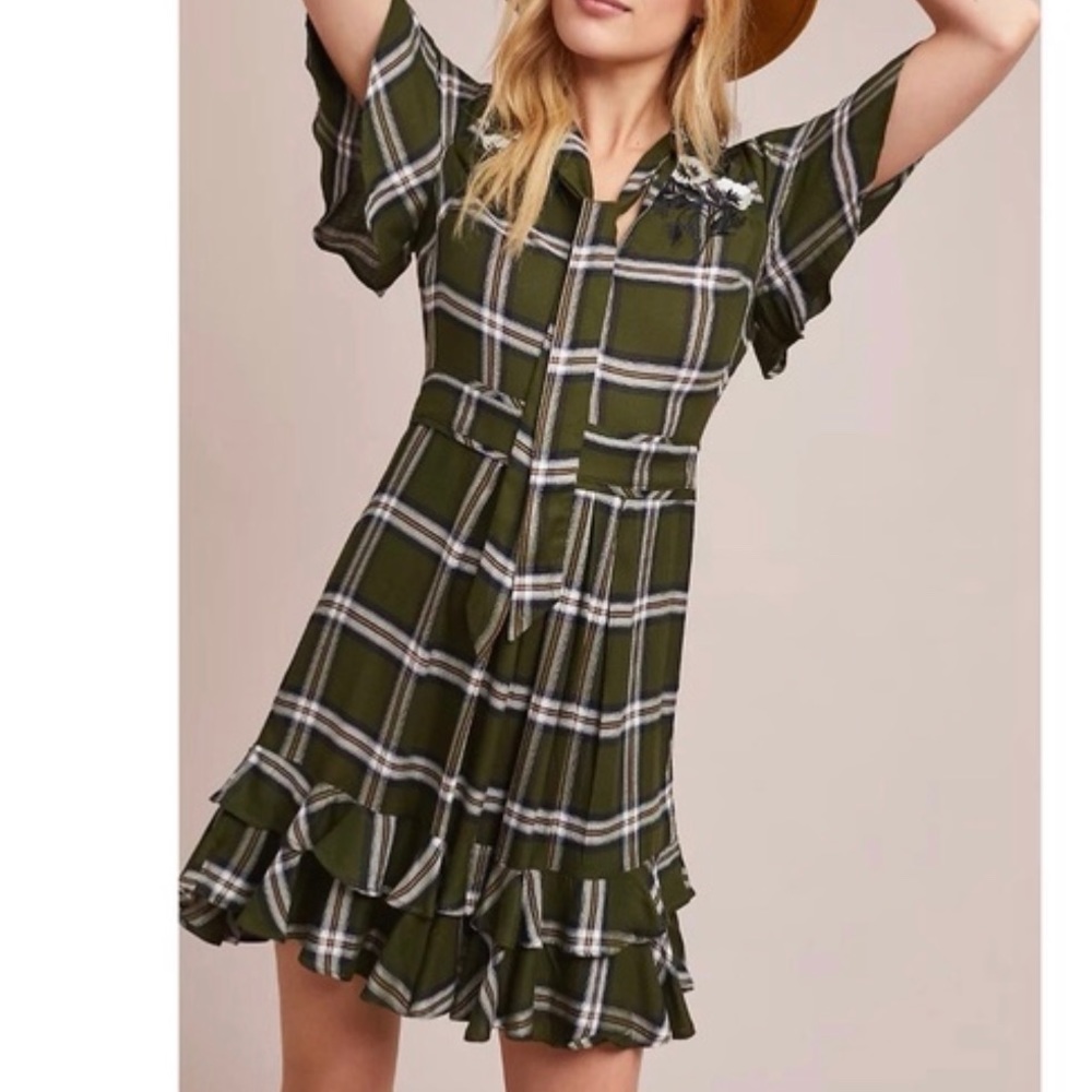 NWT Ranna Gill Olivia Plaid Dress from Anthro